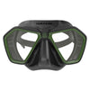 Freediving and Spearfishing Mask Eagle Black-Green Seac 75-66V-SBL