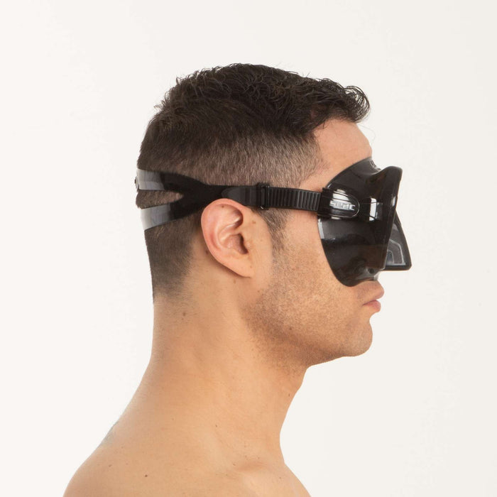 Masque de plongée Ajna Noir-Noir Seac 75-67N-SBL