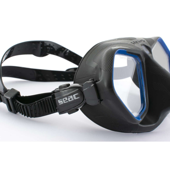 Freediving and Spearfishing Mask Raptor Black-Blue Seac 75-68B-SBL
