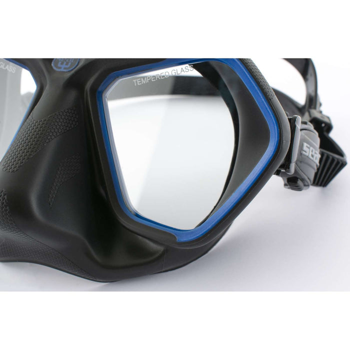 Freediving and Spearfishing Mask Raptor Black-Blue Seac 75-68B-SBL