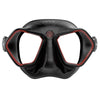 Freediving and Spearfishing Mask Raptor Black-Red Seac 75-68R-SBL