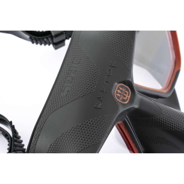 Freediving and Spearfishing Mask Raptor Black-Red Seac 75-68R-SBL