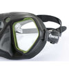 Freediving and Spearfishing Mask Raptor Black-Green Seac 75-68V-SBL