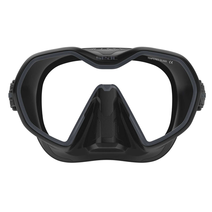 Maschera Subacquea Icona Nero-Antracite Seac 75-69NA-SBL