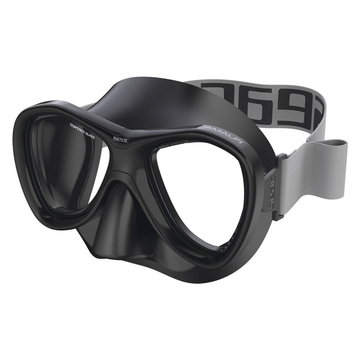 Snorkeling Mask Amalfi Black Seac 75-79N-SBL