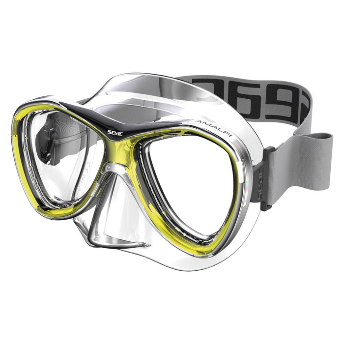 Snorkeling Mask Amalfi Yellow Seac 75-79Y-SKL