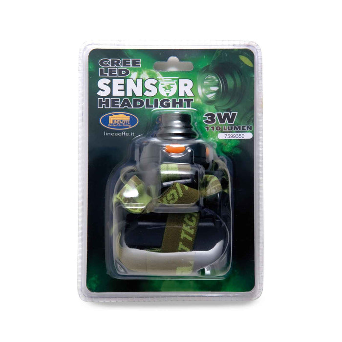 Headlamp 3 Watt Cree Led With Motion Sensor Lineaeffe 7599350