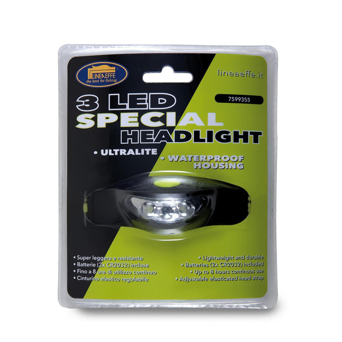 Waterproof 3 Led Headlamp Lineaeffe 7599355