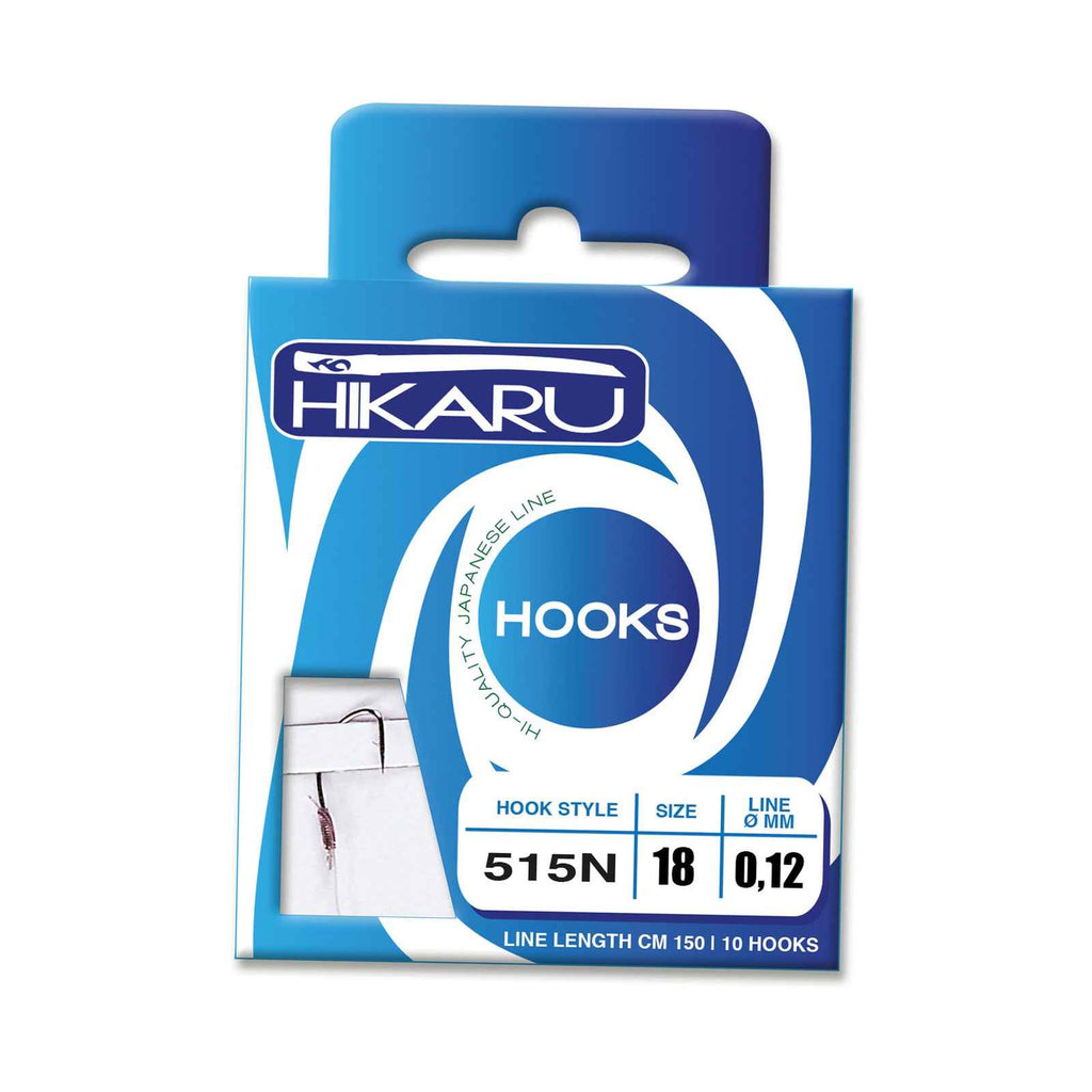 Fishing Hooks Model 515N Size 6 Diameter 0,20 Hikaru 7701506-20