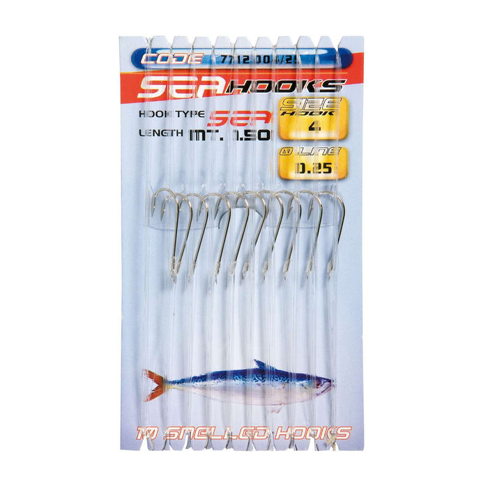 Fishing Sea Hooks Size 6 Diameter 0,25 Lineaeffe 7712006-25