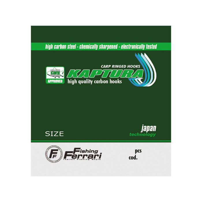 Carp Hook Banana Kaptura Size 2-0 Fishing Ferrari 7951120