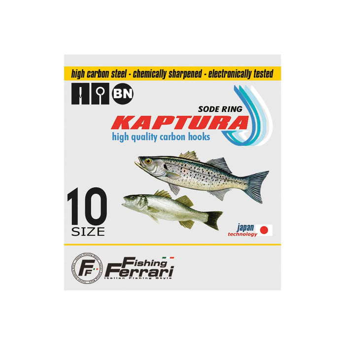 Fishing Hooks Sode Ring Kaptura Size 14 Fishing Ferrari 7953014