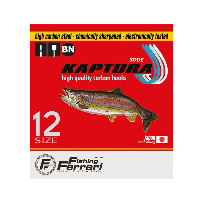 Fishing Hooks Sode Flatted Kaptura Size 6 Fishing Ferrari 7953106