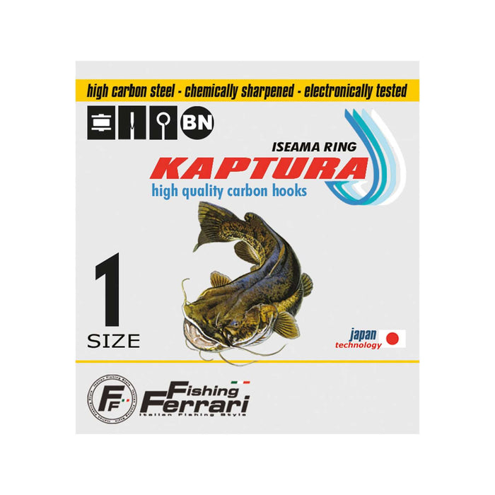 Fishing Hooks Kaptura Iseama Ringed Size 2 Fishing Ferrari 7953702