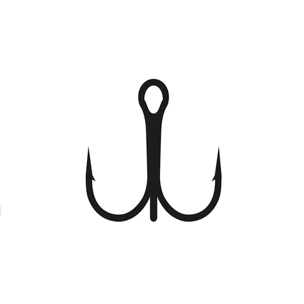 Treble Hooks Ringed Kaptura Size 1-0 Fishing Ferrari 7954900-1