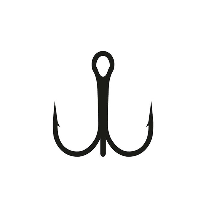 Treble Hooks Ringed Kaptura Size 2-0 Fishing Ferrari 7954900-2
