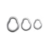 Massieve metalen ringen maat 2 Lineaeffe 8021502