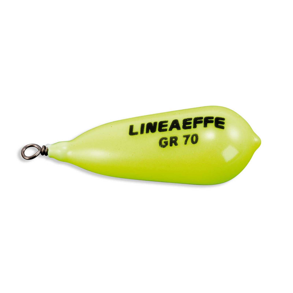 Pear Fishing Lead With Swivel Yellow 40g Lineaeffe 8101040