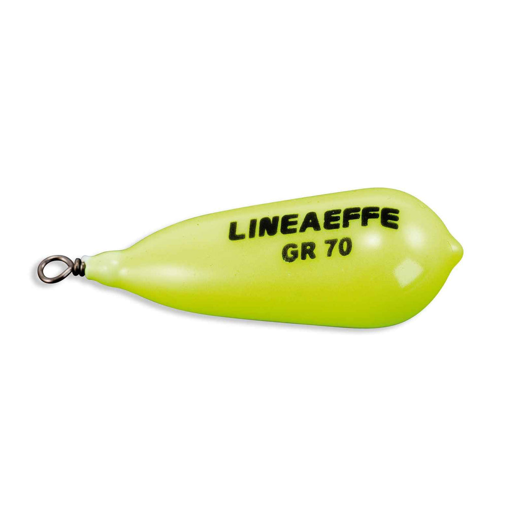 Pear Fishing Lead With Swivel Yellow 200g Lineaeffe 8101200