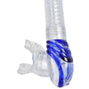 Diving Snorkeling Snorkel Vortex Dry Clear-Blue Seac 84-22B-SKL