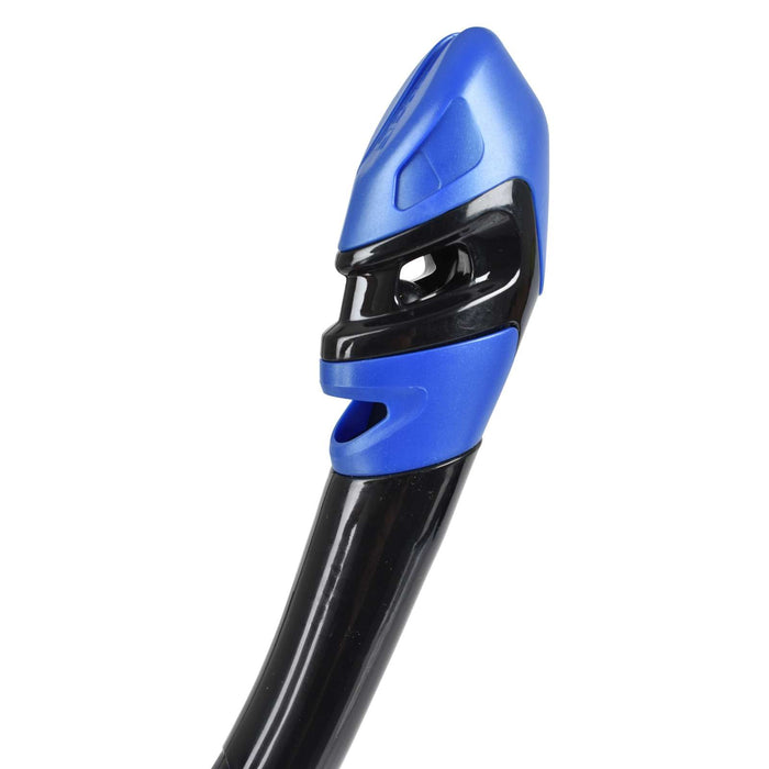 Diving Snorkeling Snorkel Vortex Dry Black-Blue Seac 84-22BM-SBL