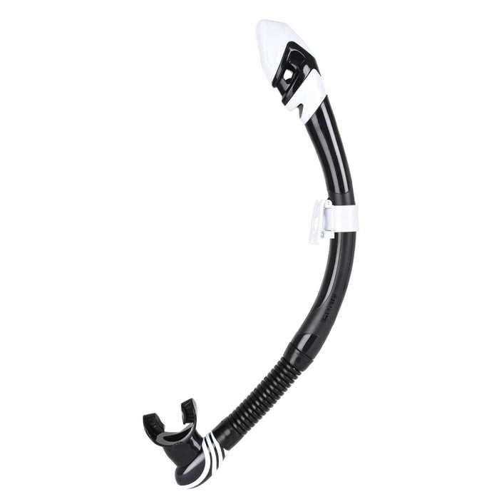 Diving Snorkeling Snorkel Vortex Dry Black-White Seac 84-22W-SBL