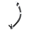 Diving Snorkeling Snorkel Vortex Dry Black-White Seac 84-22W-SBL