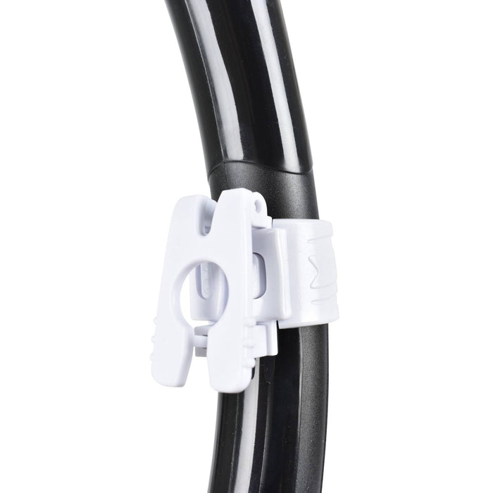 Diving Snorkeling Snorkel Vortex Dry Black-White Seac 84-22W-SBL