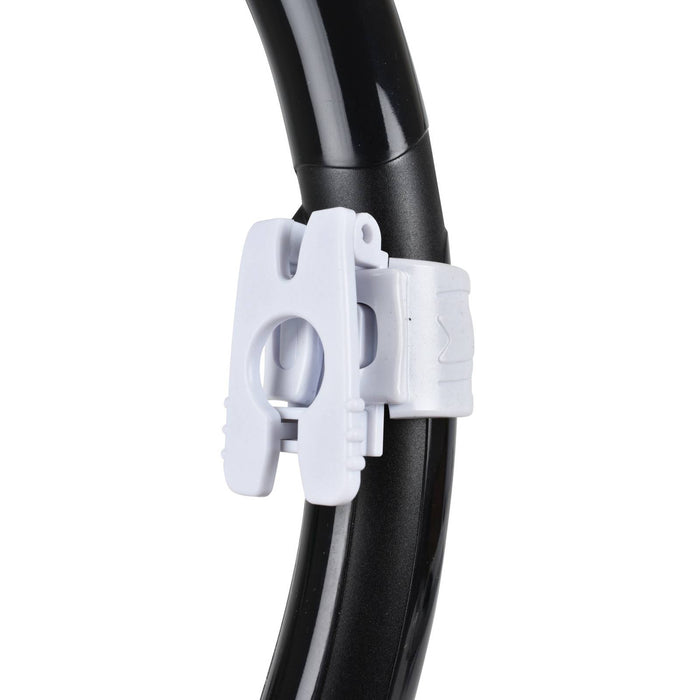 Diving Snorkeling Snorkel Vortex Dry Black-White Seac 84-22W-SBL
