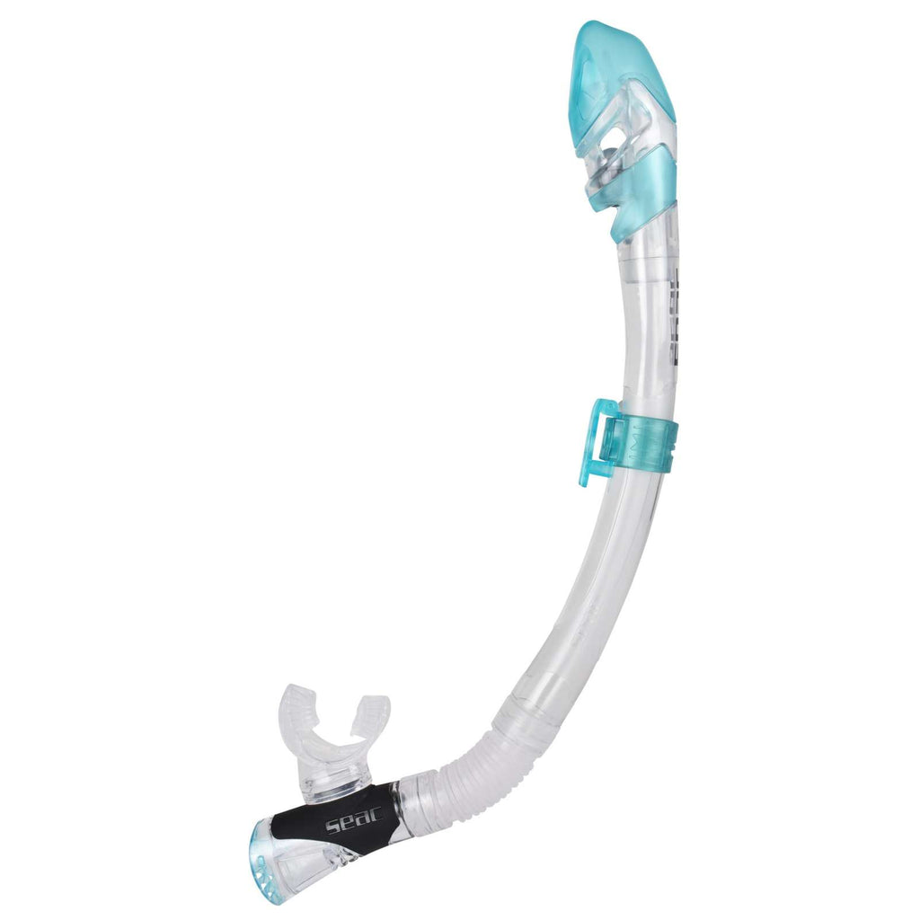 Tuba de Plongée Snorkeling Fast Tech Dry Clair-Aquamarine Seac 84-32A-SKL