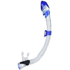 Tuba de plongée Snorkeling Fast Tech Dry Transparent-Bleu Seac 84-32B-SKL