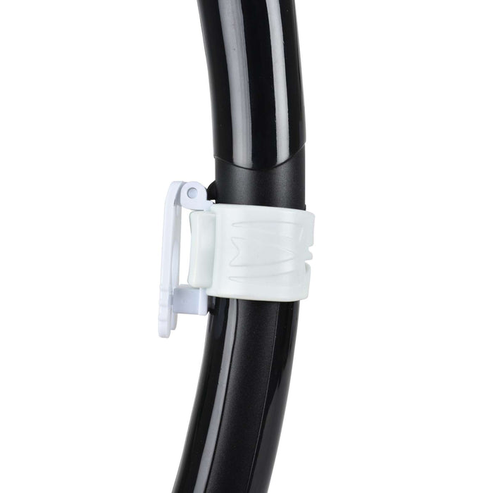 Diving Snorkeling Snorkel Fast Tech Dry Black-White Seac 84-32NW-SBL