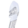 Tuba de plongée Snorkeling Fast Tech Dry Transparent-Blanc Seac 84-32W-SKL
