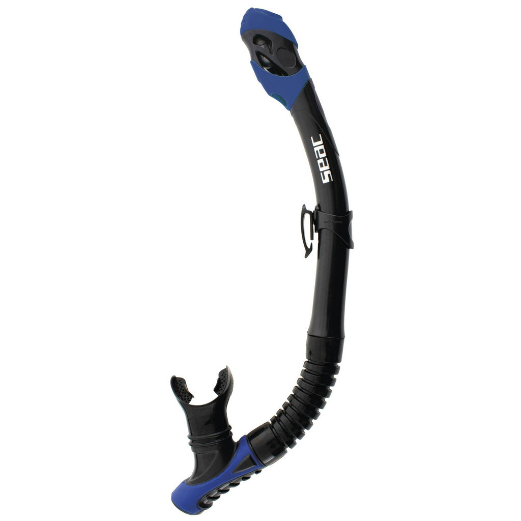 Diving Snorkeling Snorkel Reverse Dry Black-Blue Seac 84-38B-SBL
