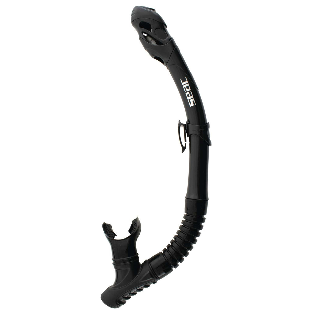 Diving Snorkeling Snorkel Reverse Dry Black-Black Seac 84-38N-SBL