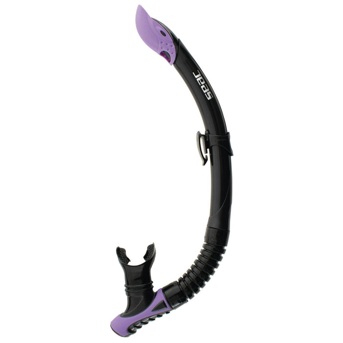 Diving Snorkeling Snorkel Reverse Black-Lilac Seac 84-39LL-SBL