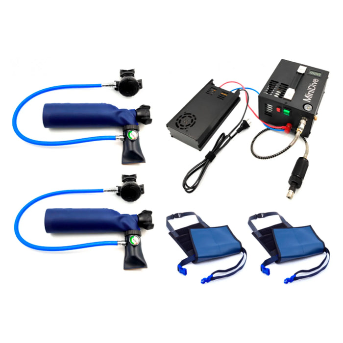 Dive System Pro+ Alu 0,8L Harness MiniDive