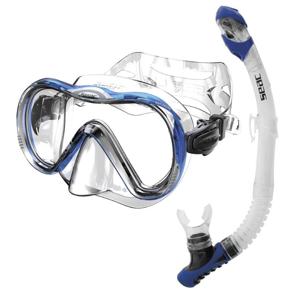 Snorkeling Set Boss Reverse Dry Blue Seac 89-101B
