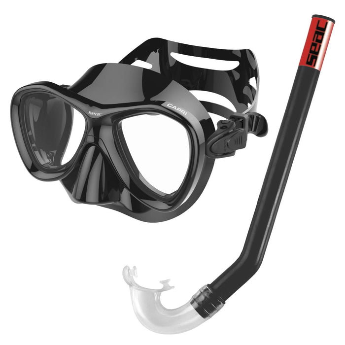 Snorkeling Set Capri Slt Z Grande Black Seac 89-11N-SLT