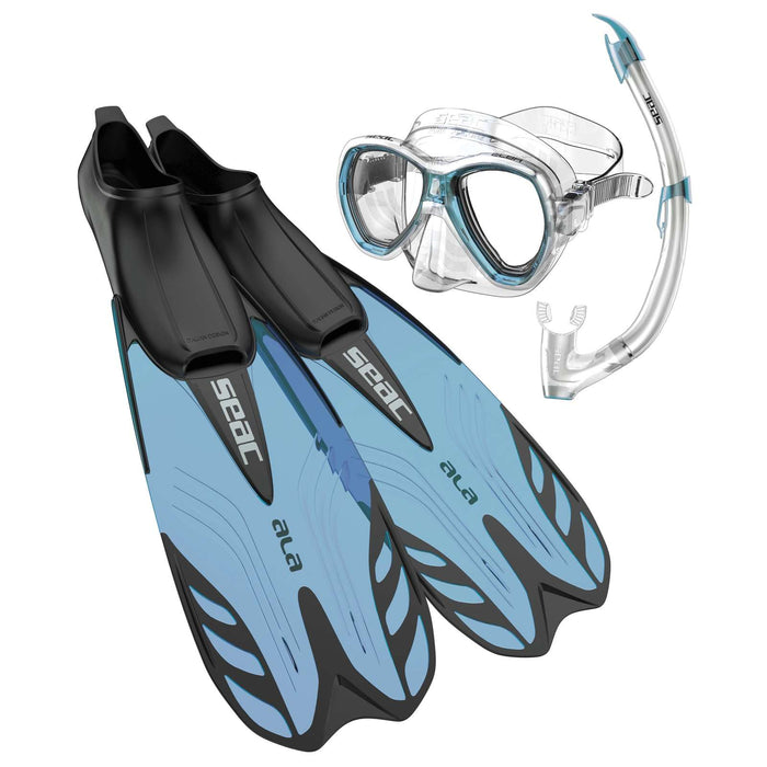 Snorkeling Set Tris Ala Aquamarine 46-47 Seac 89-25AZ-46-47