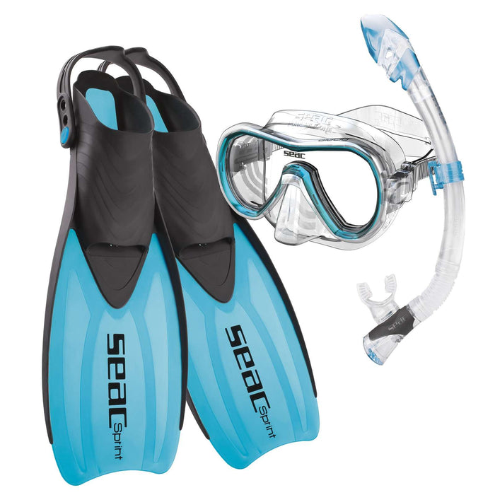 Snorkeling Set Tris Sprint Dry Blue 39-41 Seac 89-30B-39-41