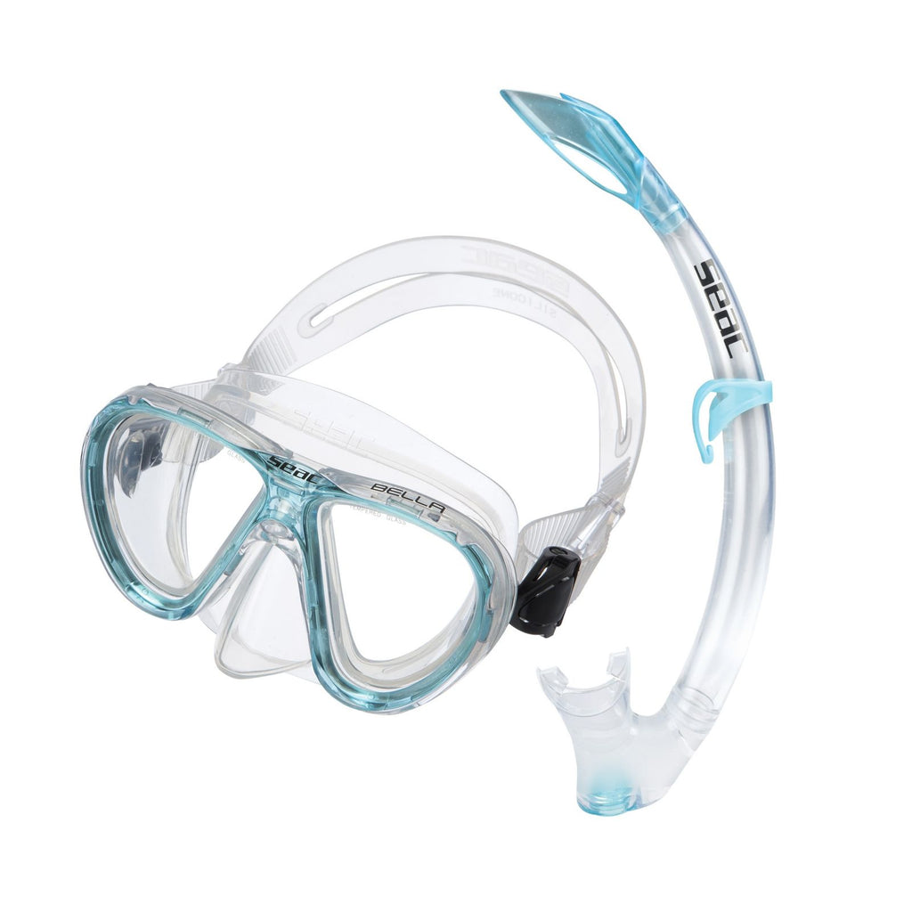 Snorkeling Set Bella Tribe Clear-Turquoise Seac 89-35A
