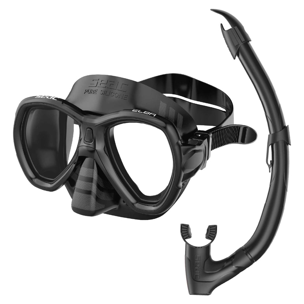 Snorkeling Set Elba Fast Black Seac 89-93N