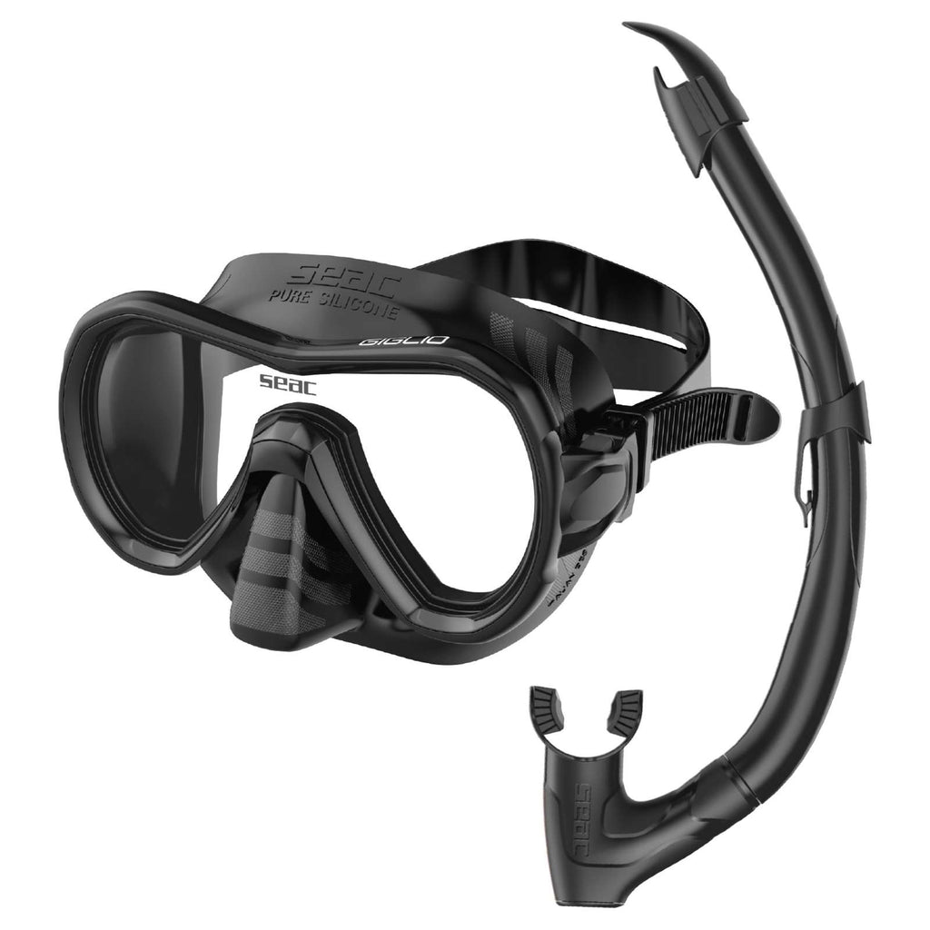 Snorkeling Set Giglio Fast Black Seac 89-94N