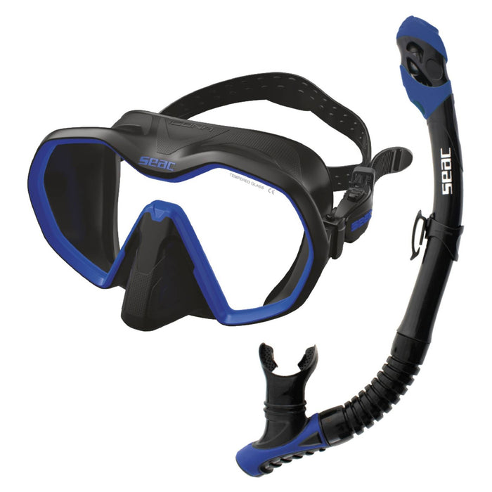 Diving Set Bis Icona Reverse Dry Black-Blue Seac 89-96NB