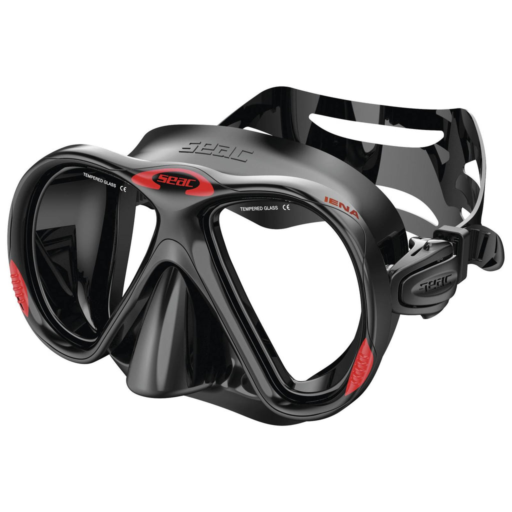 Diving Mask Iena Black-Red Seac 9239NR