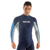 Rash Guard Raa Lang Evo Man Donker-Blauw XXXXL Seac 9316-08
