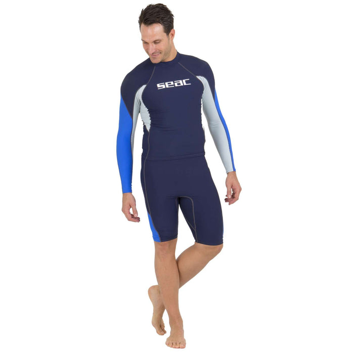 Rash Guard Raa Lang Evo Man Donker-Blauw XXXXL Seac 9316-08