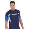 Rash Guard Raa Short Evo Mann Dunkelblau XXL Seac 9317-06