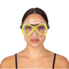 Snorkeling Mask Capri Slt Clear-Yellow Seac 9419Y
